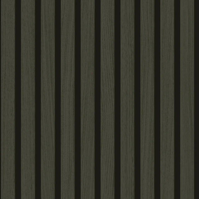 Contemporary Wood Slat Ebony