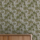 Vintage Palm Wallpaper in Green