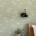 Delicate Palm Wallpaper in Sage