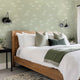 Delicate Palm Wallpaper in Sage