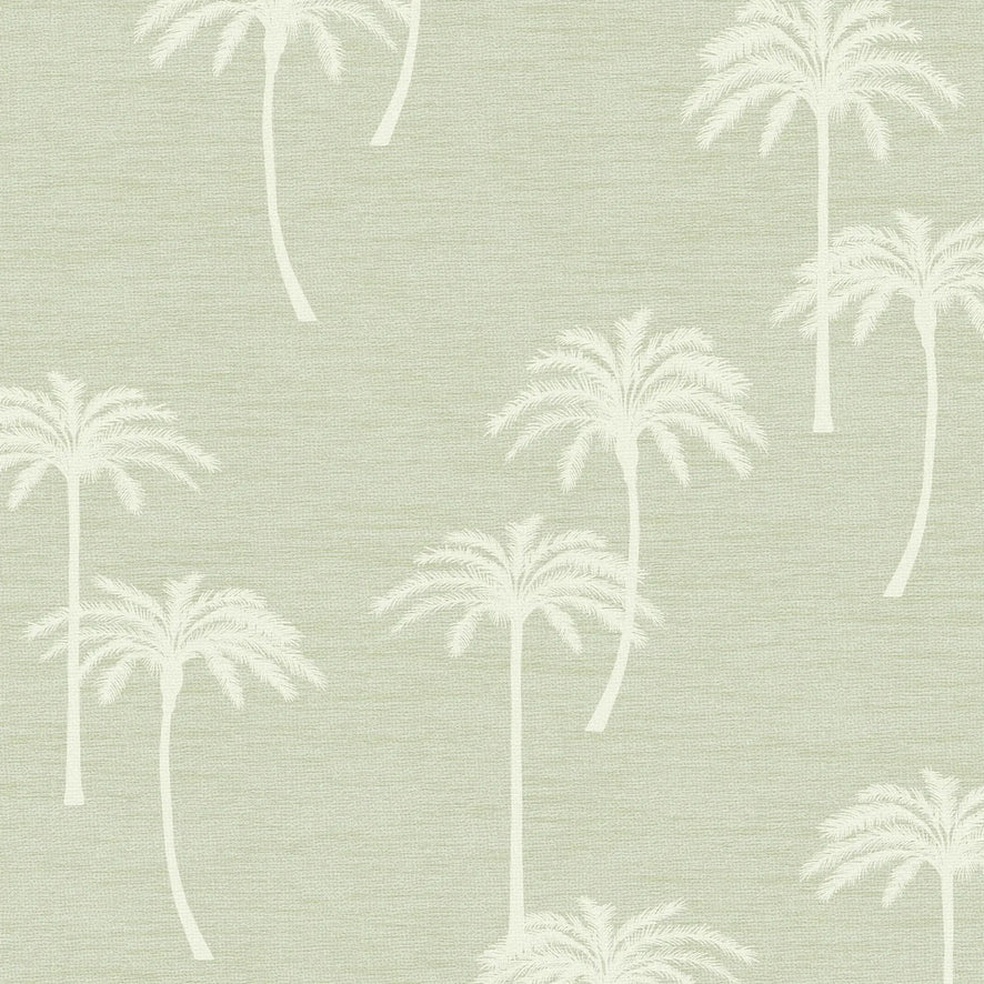 Delicate Palm Wallpaper in Sage