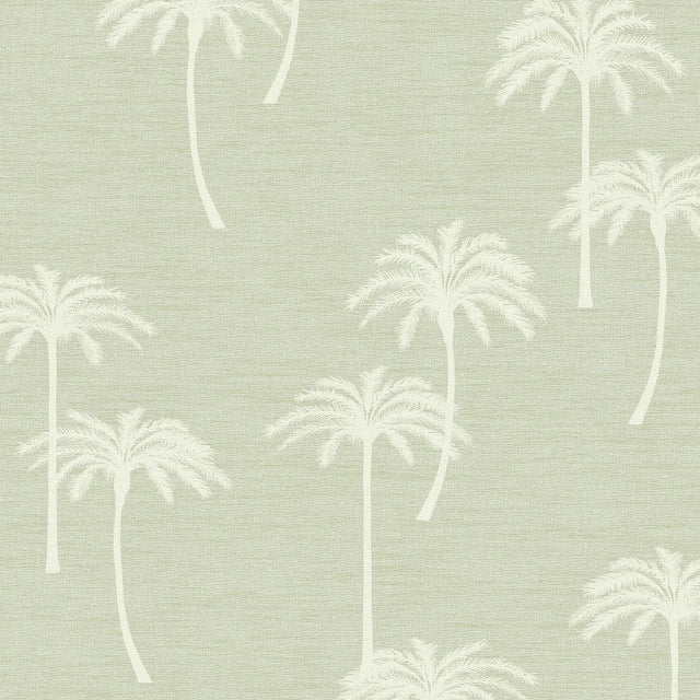 Delicate Palm Wallpaper in Sage