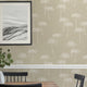 Delicate Palm Wallpaper in Taupe
