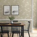 Delicate Palm Wallpaper in Taupe