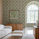 Vintage Palm Wallpaper in Green