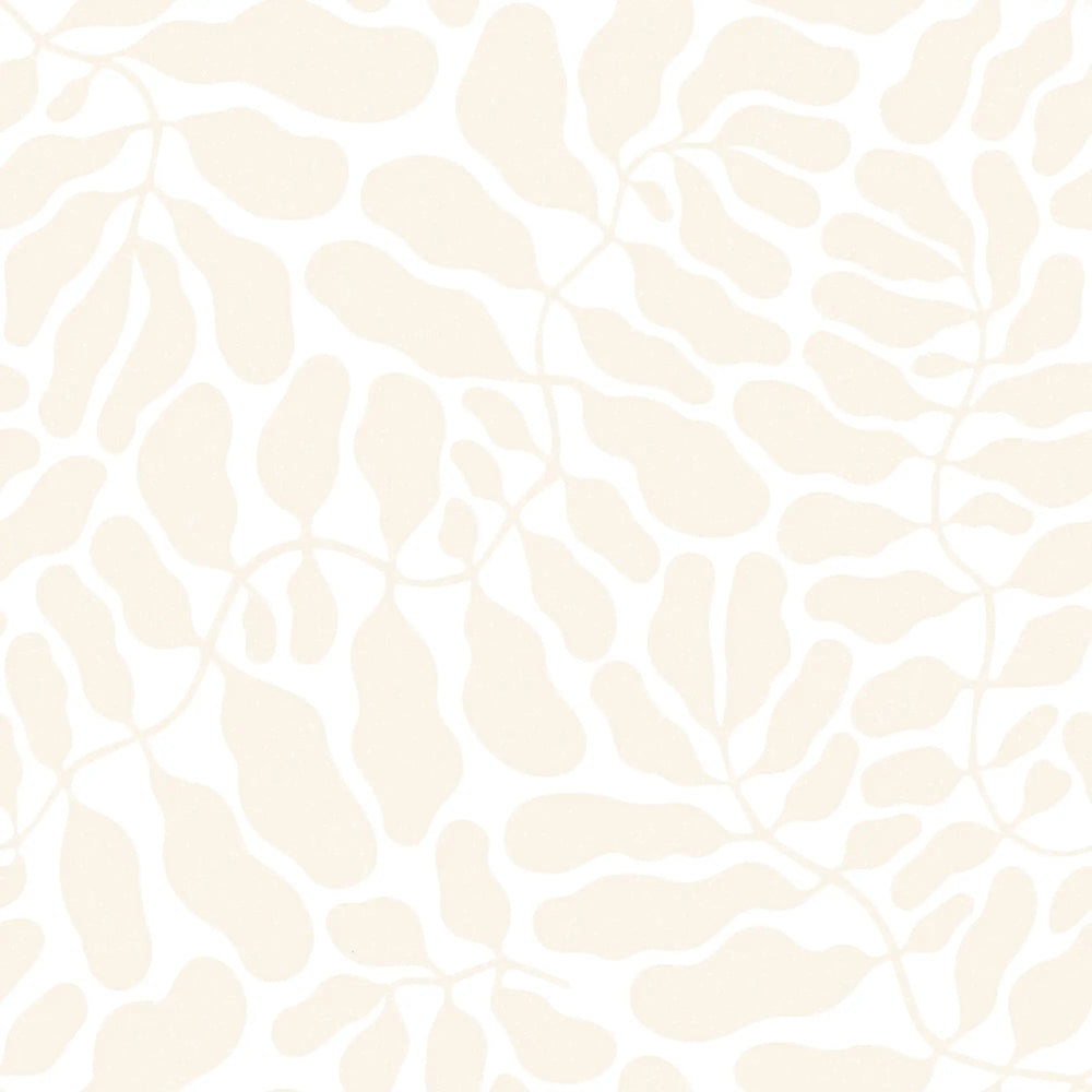 Coral Reef Wallpaper in Ivory