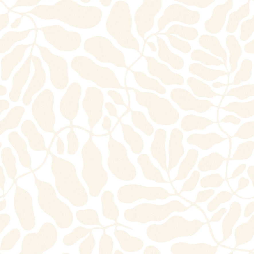 Coral Reef Wallpaper in Ivory