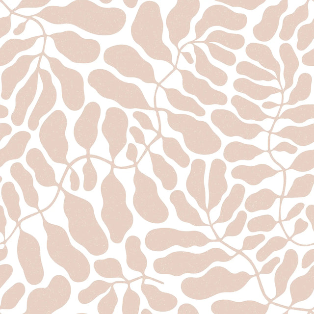 Coral Reef Wallpaper in Light Terracotta