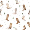 Cowboy Boot Wallpaper in Brown