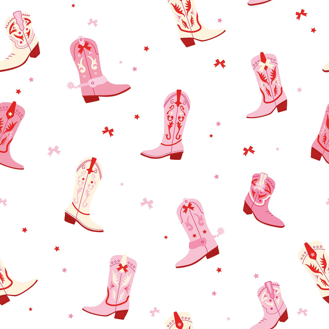 Cowboy Boot Wallpaper in Pink