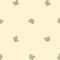 Cozy Bear Wallpaper in Lemon Yellow
