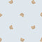 Cozy Bear Wallpaper in Soft Blue
