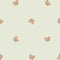 Cozy Bear Wallpaper in Soft Sage