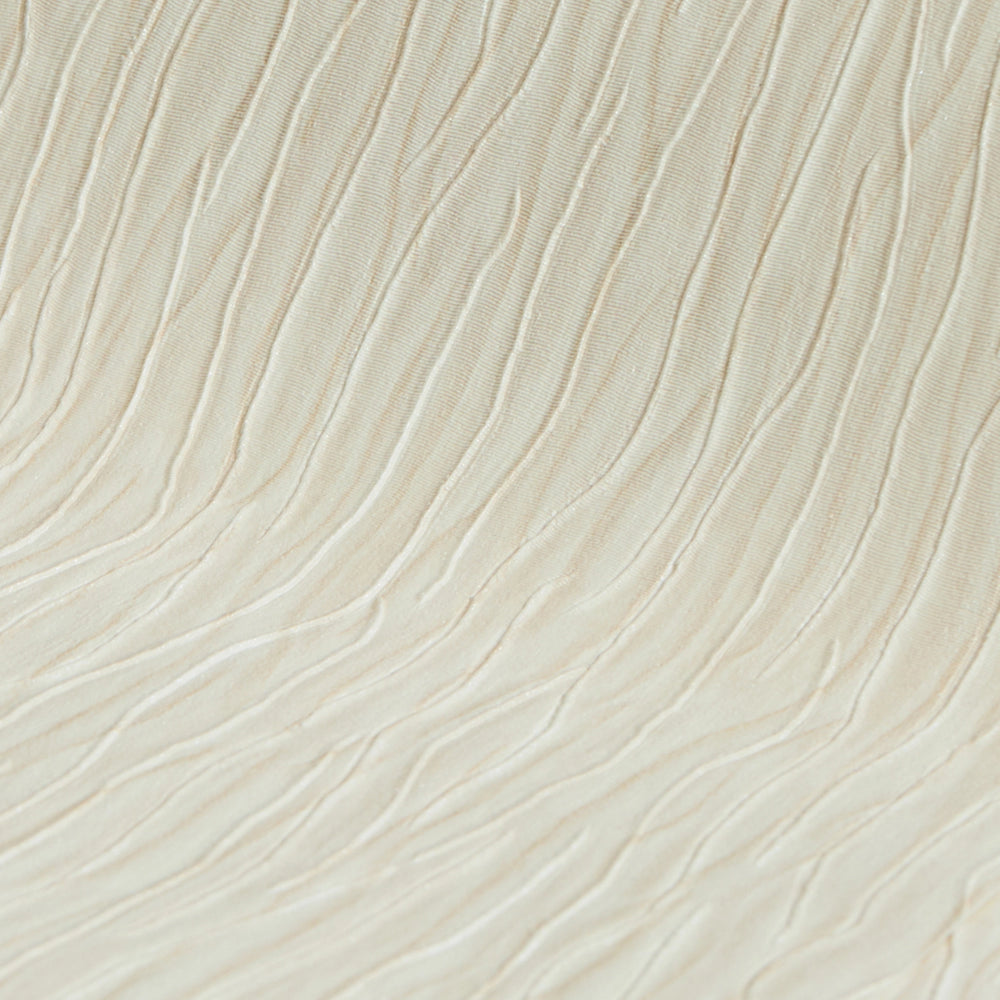 Crushed Silk Wallpaper in Cream