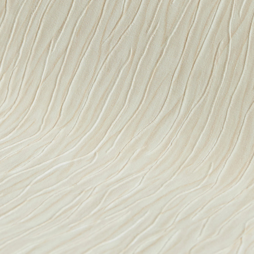 Crushed Silk Wallpaper in Cream