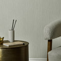 Crushed Silk Wallpaper in Light Grey