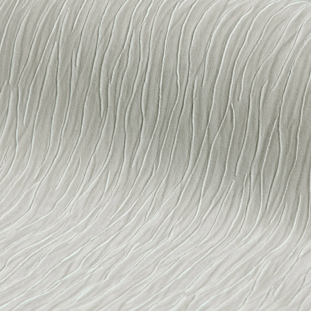 Crushed Silk Wallpaper in Light Grey