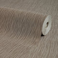 Crushed Silk Wallpaper in Mocha
