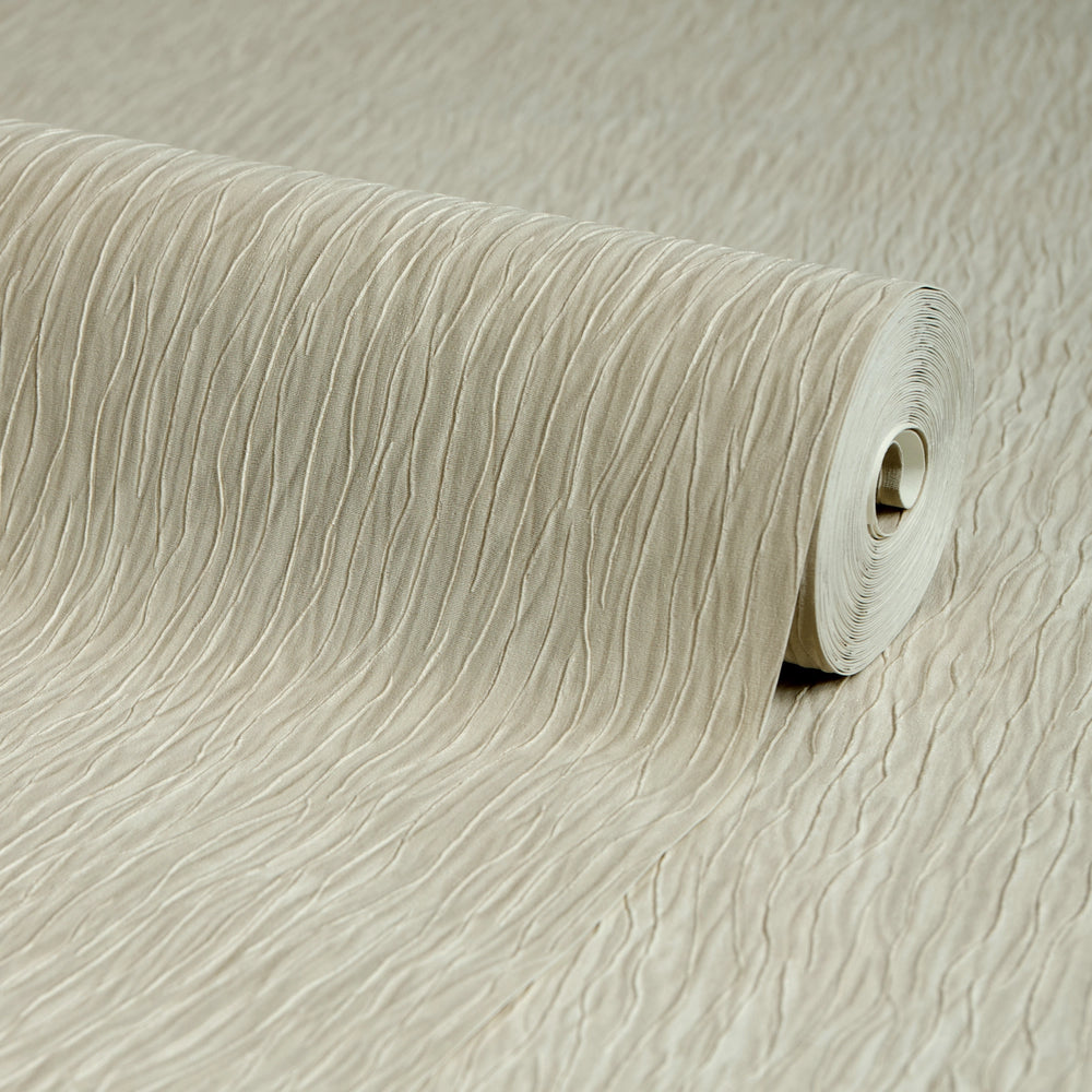 Crushed Silk Wallpaper in Natural
