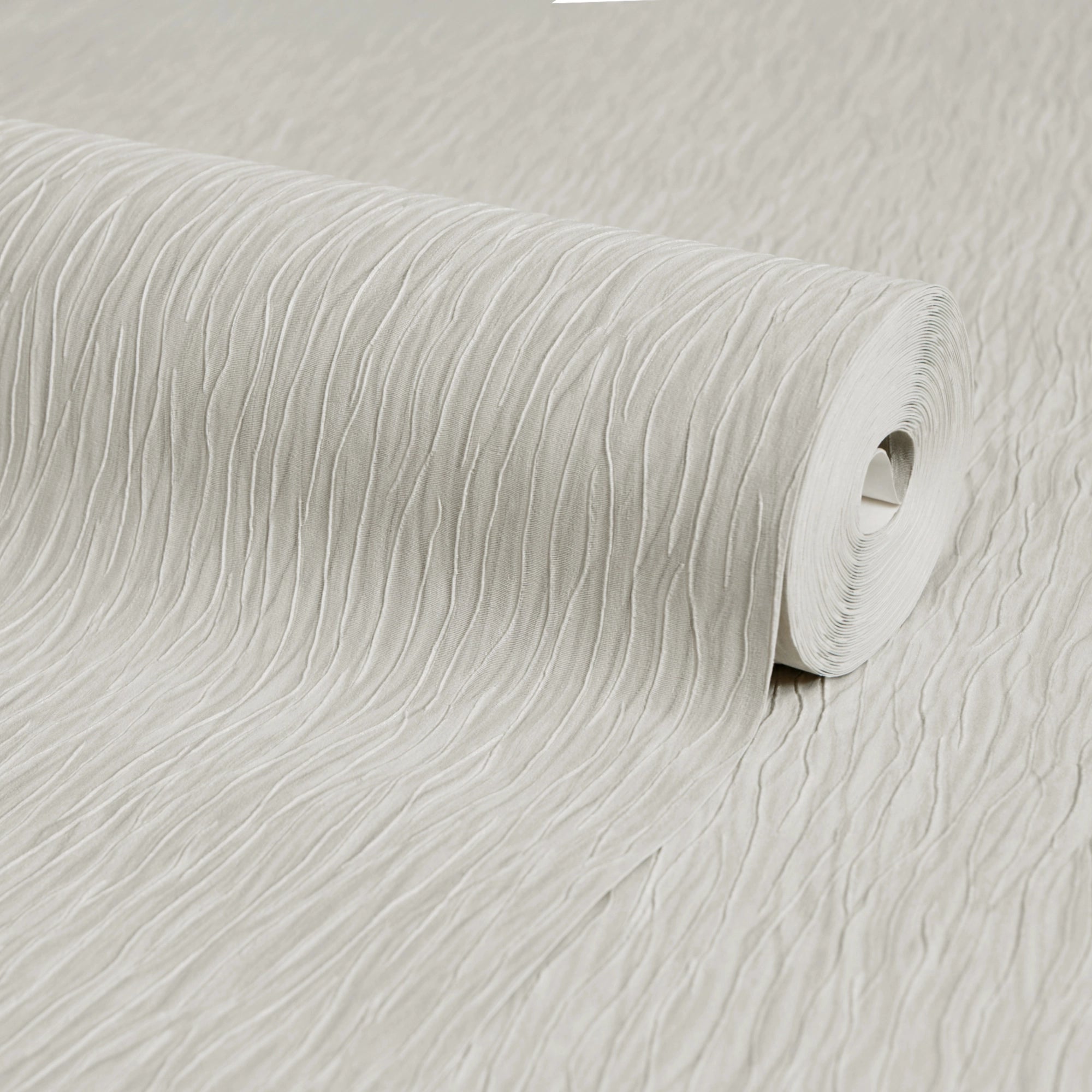 Crushed Silk Wallpaper in Stone