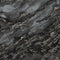 Decadence Wallpaper in Charcoal and Black with Gold Glitter