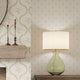 Ditsy Posy Wallpaper in Taupe on Cream