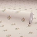 Ditsy Posy Wallpaper in Vintage Pink and Sage