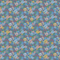Ditsy Gardenia Wallpaper in Blue