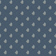 Ditsy Posy Wallpaper in Cream on Navy