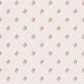 Ditsy Posy Wallpaper in Vintage Pink and Sage