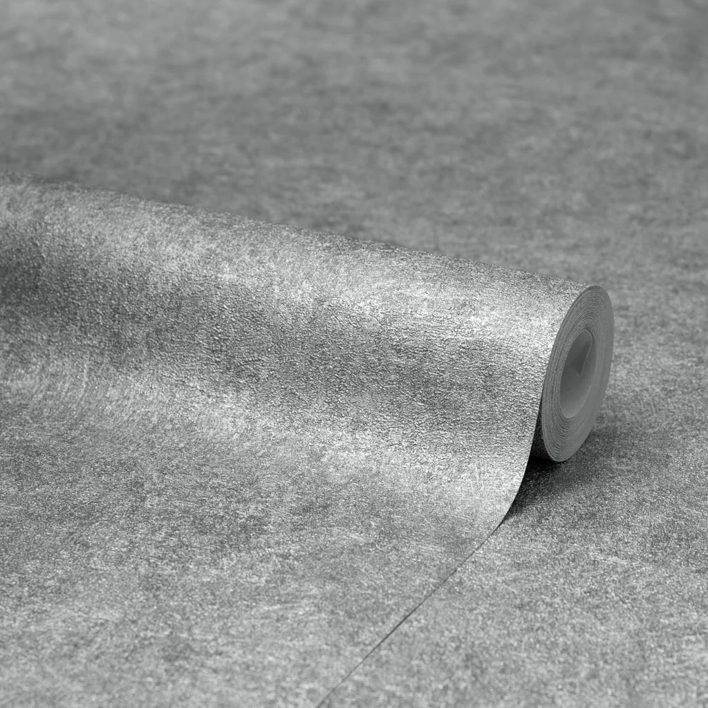 Dolomite Metallic Wallpaper in Grey