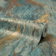 Etna Metallic Wallpaper in Blue and Gold