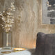 Etna Metallic Wallpaper in Taupe & Gold