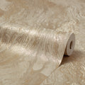 Etna Metallic Wallpaper in Taupe & Gold