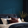 Fern Leaf Wallpaper in Sapphire