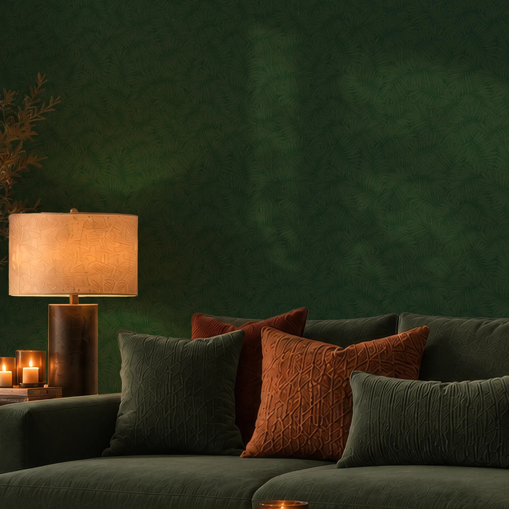 Fern Leaf Wallpaper in Jade