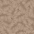 Fern Leaf Wallpaper in Mocha