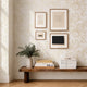 Flora Wallpaper in Off White with Gold Foil