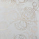 Flora Wallpaper in Off White with Gold Foil