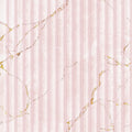 Fluted Marble Panel Wallpaper in Pink