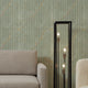 Fluted Marble Panel Wallpaper in Sage