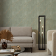 Fluted Marble Panel Wallpaper in Sage