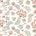 Folk Foliage Wallpaper in Vintage Pink and Sage