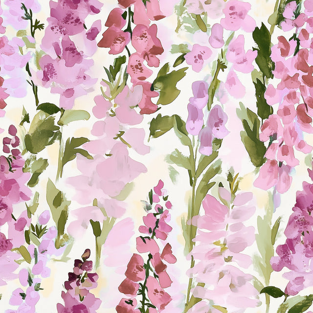 Foxglove Folly Wallpaper in Pinks