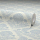 Garden Tapestry Wallpaper in Soft Blue