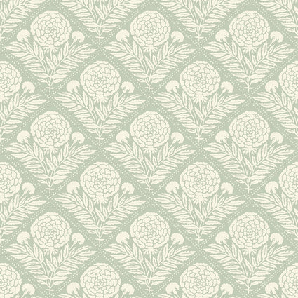 Garden Tapestry Wallpaper in Sage Green