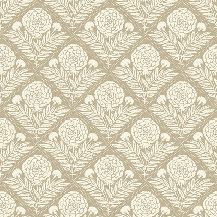 Garden Tapestry Wallpaper in Taupe