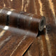 Gold Bark Wallpaper in Chocolate with Gold Foil