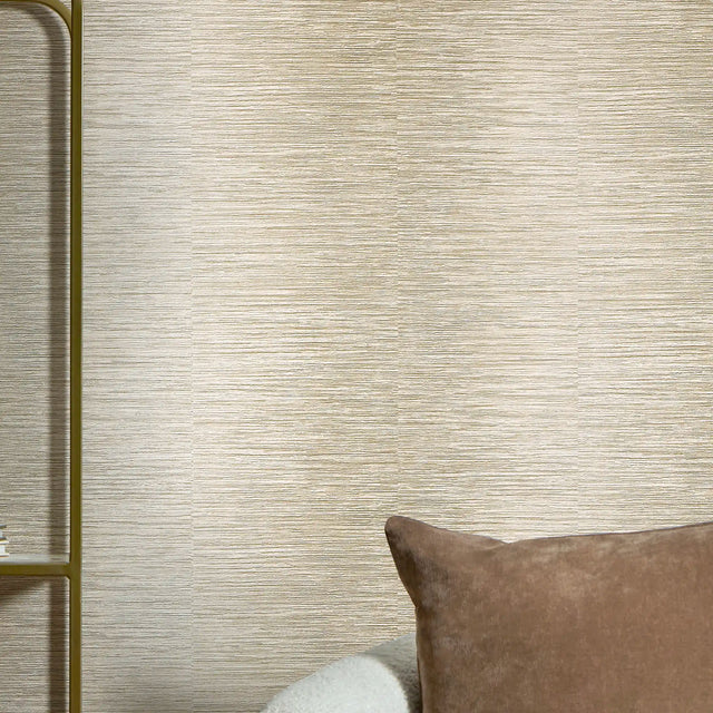 Golden Contours Wallpaper in Beige