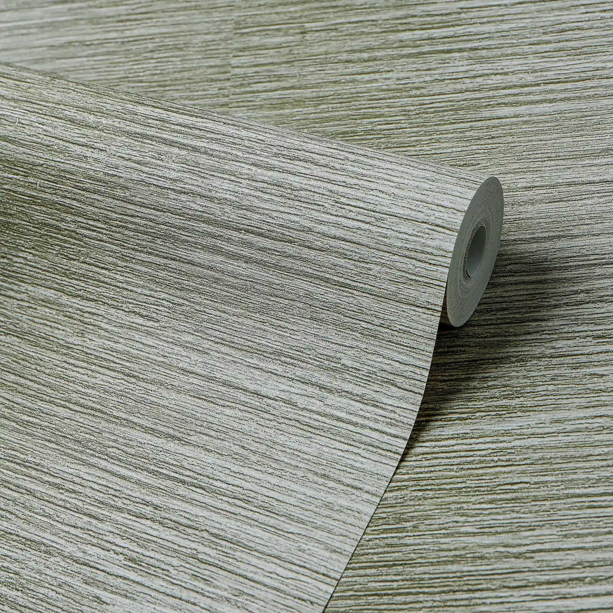 Golden Contours Wallpaper in Sage